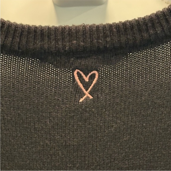 Victoria's Secret Black Knit Top sweater - Picture 3 of 5